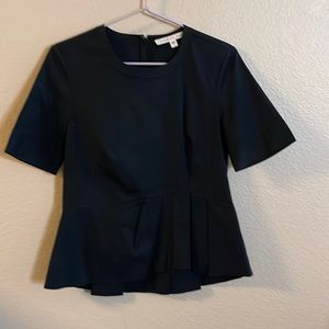 Veronica beard peplum shirt